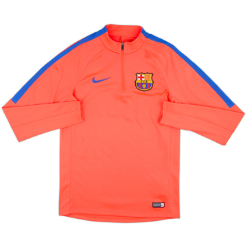 2016-17 Barcelona Nike 1/4 Zip Drill Top - 7/10 - (S)