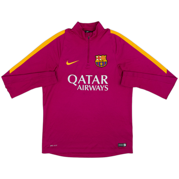 2016-17 Barcelona Nike 1/4 Zip Drill Top - 8/10 - (M)