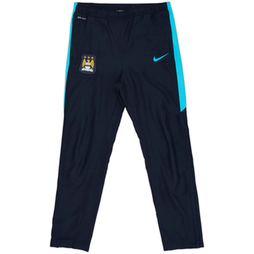 2015-16 Manchester City Nike Track Pants/Bottoms - 9/10 - (L.Boys)