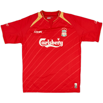 2005-06 Liverpool European Home Shirt - 5/10 - (M)
