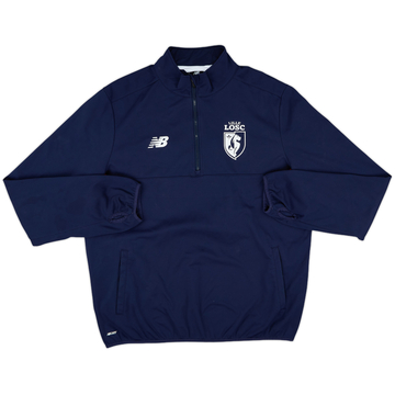 2016-17 Lille New Balance 1/4 Zip Drill Top - 7/10 - (XL)