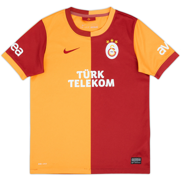 2013-14 Galatasaray Home Shirt - 5/10 - (L.Boys)