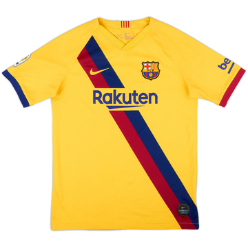 2019-20 Barcelona Away Shirt - 8/10 - (XL.Boys)
