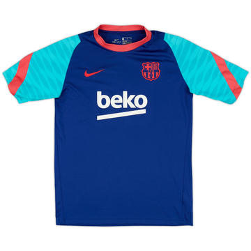 2021-22 Barcelona Nike Training Shirt - 8/10 - (XL.Boys)