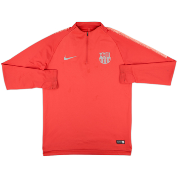 2018-19 Barcelona Nike 1/4 Zip Sweat Top - 7/10 - (M)