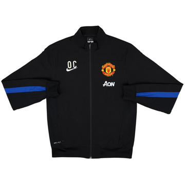 2013-14 Manchester United Staff Issue Nike Track Jacket 'OC' - 9/10 - (S)