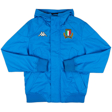 2004-06 Italy Rugby Kappa Hooded Rain Jacket - 9/10 - (M)