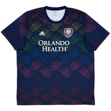 2019-20 Orlando City MLS Pride Warm-up Shirt - 6/10 - (XXL)