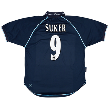 1999-01 West Ham Third Shirt Suker #9 - 9/10 - (XL)