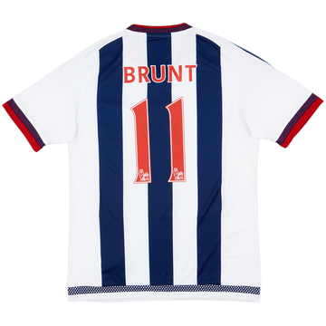 2015-16 West Brom Home Shirt Brunt #11 - 8/10 - (M)