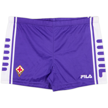 1999-00 Fiorentina Home Shorts - 5/10 - (L.Boys)