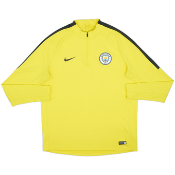 2017-18 Manchester City Nike 1/4 Zip Training Top - 8/10 - (XL)