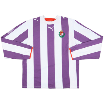 2006-07 Real Valladolid Home L/S Shirt - 8/10 - (L)