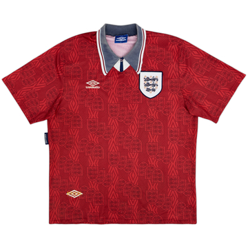 1993-95 England Away Shirt - 6/10 - (XXL)
