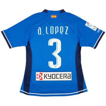 2007-08 Atletico Madrid Player Issue Away Shirt A.López #3 - 5/10 - (M)