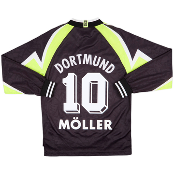 1995-96 Borussia Dortmund Away Shirt Moller #10 - 9/10 - (XS)