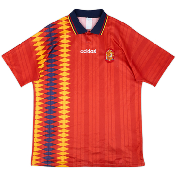 1994-96 Spain Home Shirt - 8/10 - (L)