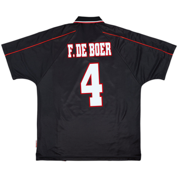 1998-99 Ajax Away Shirt F.De Boer #4 - 8/10 - (L)