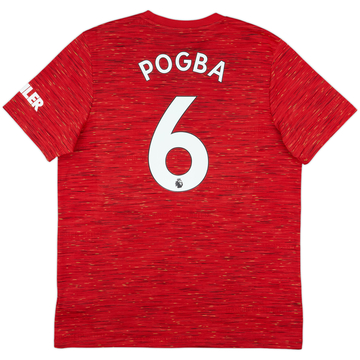 2020-21 Manchester United Home Shirt Pogba #6 - 8/10 - (XL)