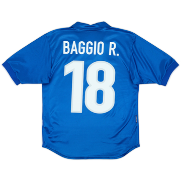 1997-98 Italy Home Shirt Baggio R. #18 - 6/10 - (S)
