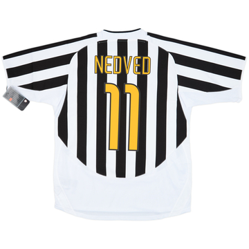 2003-04 Juventus Player Issue Home Shirt Nedved #11 (L)