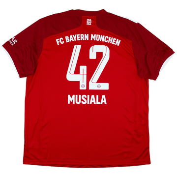 2021-22 Bayern Munich Home Shirt Musiala #42 (XXL)