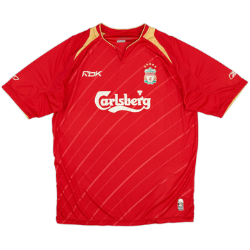2005-06 Liverpool CL Home Shirt - 7/10 - (L)