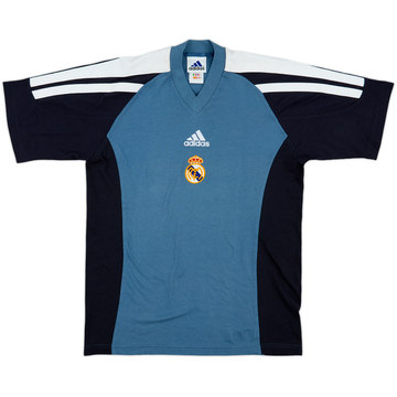 2001-02 Real Madrid adidas Cotton Tee - 9/10 - (S)