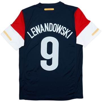 2010-12 Poland Away Shirt Lewandowski #9 - 8/10 - (S)