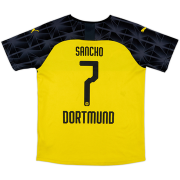 2019-20 Borussia Dortmund CL Shirt Sancho #7 - 8/10 - (XL.Boys)