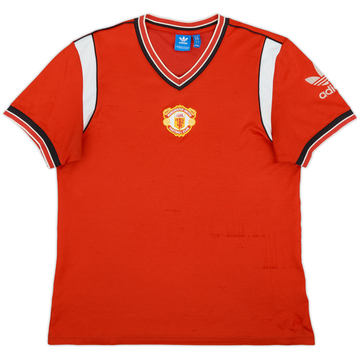 1985 Manchester United adidas Originals Reissue Home Shirt - 4/10 - (L)