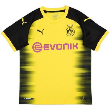 2017-18 Borussia Dortmund European Home Shirt - 8/10 - (M.Boys)
