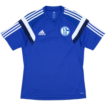 2014-15 Schalke adizero Training Shirt - 7/10 - (M)