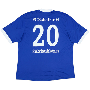 2012-14 Schalke Home Shirt #20 - 6/10 - (XXL)