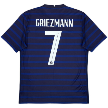 2020-21 France Home Shirt Griezmann #7 - 8/10 - (M)
