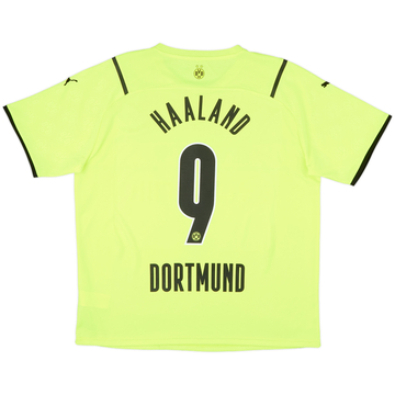 2021-22 Borussia Dortmund European Home Shirt Haaland #9 - 8/10 - (XL)