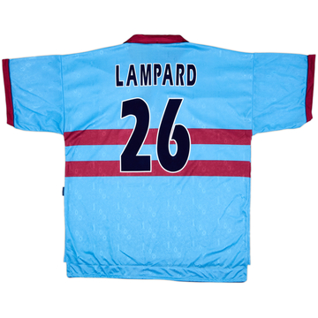 1995-97 West Ham Centenary Away Shirt Lampard #26 - 9/10 - (XL)