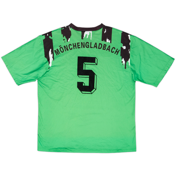 1994-95 Borussia Monchengladbach Squad Signed Away Shirt #5 - 9/10 - (M)