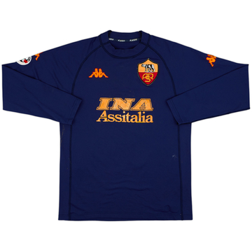 2000-01 Roma Third L/S Shirt Totti #10 - 4/10 - (L)