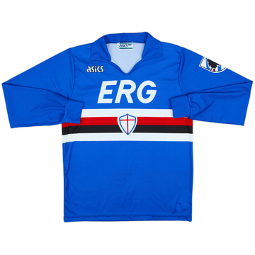 1992-94 Sampdoria Home L/S Shirt - 10/10 - (S)
