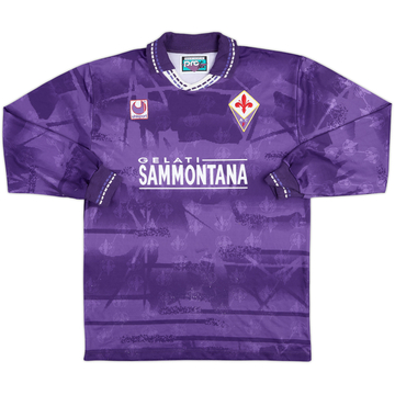 1993-94 Fiorentina Match Issue Home L/S Shirt #17