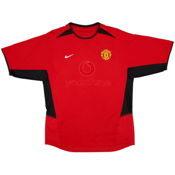 2002-04 Manchester United Home Shirt - 4/10 - (M)