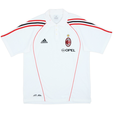 2005-06 AC Milan adidas Polo Shirt - 6/10 - (M/L)