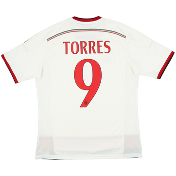 2014-15 AC Milan Away Shirt Torres #9 - 6/10 - (L)