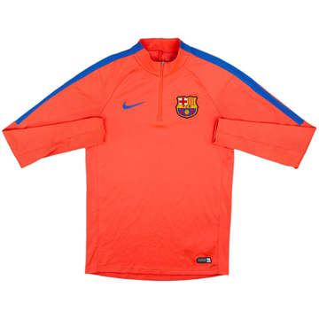 2016-17 Barcelona Nike 1/4 Zip Drill Top - 5/10 - (S)