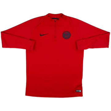 2019-20 Paris Saint-Germain Nike 1/4 Zip Drill Top - 7/10 - (M)