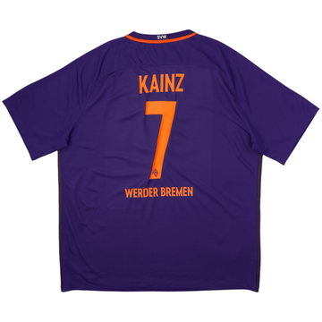 2016-17 Werder Bremen Away Shirt Kainz #7 - 6/10 - (XXL)