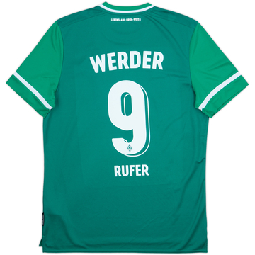 2021-22 Werder Bremen Home Shirt Rufer #9 - 7/10 - (XL)