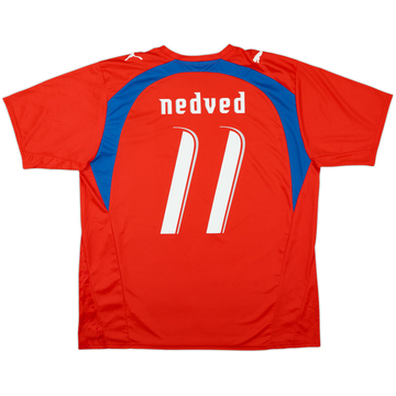 2006-08 Czech Republic Basic Home Shirt Nedved #11