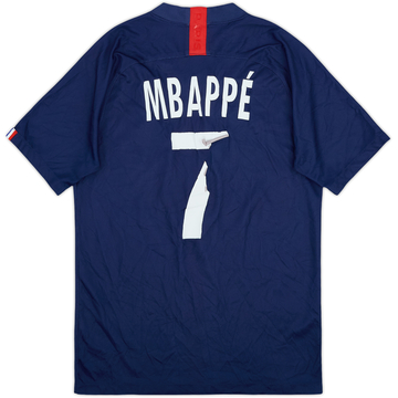 2019-20 Paris Saint-Germain Home Shirt Mbappe #7 - 3/10 - (S)